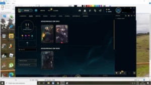 Conta League of Lengends/ Ouro sesson Passada - League of Legends LOL