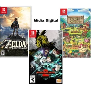 Conta Nintendo Switch 3 Jogos - Outros