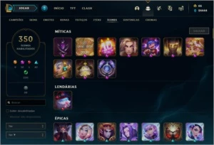 Conta League of Legends - Platina 2 LOL