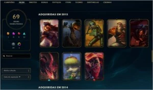 conta de lol gold - League of Legends