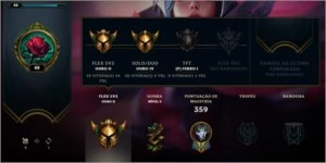 conta de lol gold - League of Legends