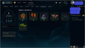 Conta Nvl 96 Unranked 56 champs 17 Skins e 72 Ícones - League of Legends LOL