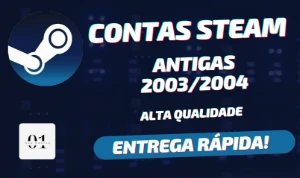 [PREMIUM] CONTAS STEAM ANTIGAS 2003/2004 + EMAIL INCLUSO