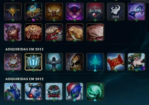 Conta League of Legends Full Acesso - 162 Champs e 166 Skins LOL