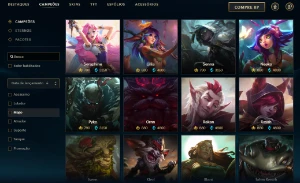 Esmeralda 3 com 110 Champs e 53 Skins ( MID / TOP / JG ) - League of Legends LOL