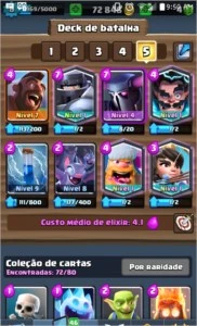 CONTA LEVEL 8 ARENA 10 70K+ gold - Clash Royale