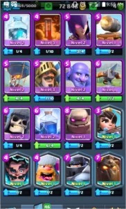 CONTA LEVEL 8 ARENA 10 70K+ gold - Clash Royale