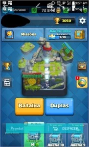 CONTA LEVEL 8 ARENA 10 70K+ gold - Clash Royale