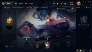 Conta do LOL com skin DJ sona e M7 sem ranque - League of Legends