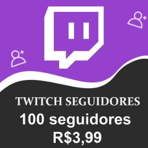 Twitch Seguidores Barato - Redes Sociais