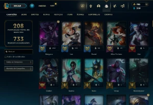 CONTA LOL- LVL 284 - 140 Champions - 47 Skins - FULL ACESSO - League of Legends