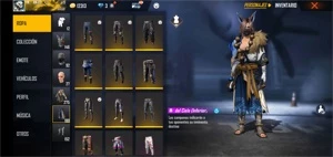 Vendo conta free fire nível:60