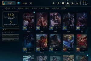 Conta Lol Lvl 207 Com 145 Skins Unranked - League of Legends