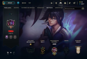 Conta Lol Lvl 207 Com 145 Skins Unranked - League of Legends