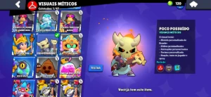 Conta brawl stars 3 lendários e com 6 skins lendárias!!