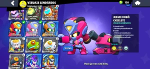 Conta brawl stars 3 lendários e com 6 skins lendárias!!