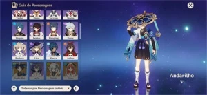 Conta Genshin F2p/Server: Americana/Ar:22 - Genshin Impact