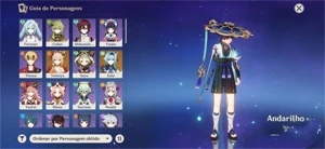 Conta Genshin F2p/Server: Americana/Ar:22 - Genshin Impact