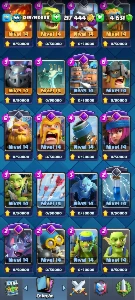 CV 55, 8k+ 🏆, 4k+ Gemas torre 15 - Clash Royale