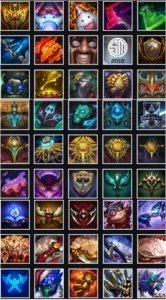 Unranked - Borda Gold 2 - 104 champeoes - 83 skins - League of Legends LOL
