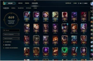 VENDO DUAS CONTAS FULL SKINS !! DIAMANTE e GOLD ! - League of Legends LOL