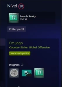 Conta steam 17 anos PRIME CS GO