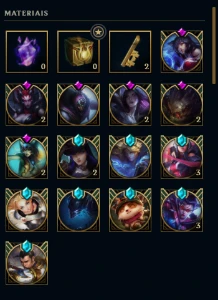 Conta LOL (173 Skins, contendo os eternos) - League of Legends