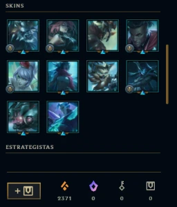 Conta LOL (173 Skins, contendo os eternos) - League of Legends