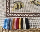 Kit de bordado em talagarça KIT-10 - 80 x 58 cm - Artesanato e Personalizados