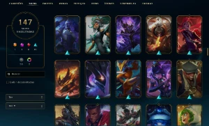 Conta LoL Prata lll - 147 skins - League of Legends