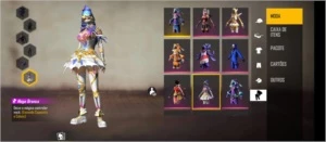 CONTA GEMADA COM VARIEDADES DE SKINS - Free Fire