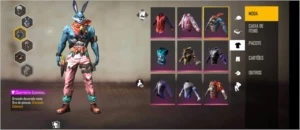 CONTA GEMADA COM VARIEDADES DE SKINS - Free Fire
