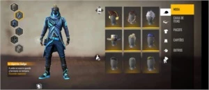 CONTA GEMADA COM VARIEDADES DE SKINS - Free Fire