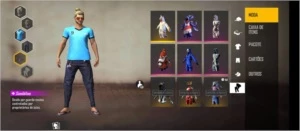 CONTA GEMADA COM VARIEDADES DE SKINS - Free Fire
