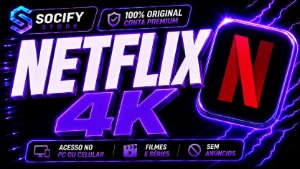 Netflix 4K (Entrega Automática) Tela Só Sua - Netflix - Assinaturas e Premium