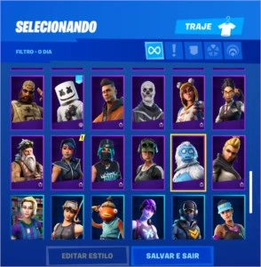CONTA FORTNITE
