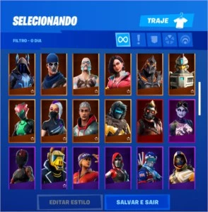 CONTA FORTNITE