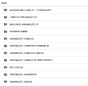 Pack sublimação - Serviços Digitais