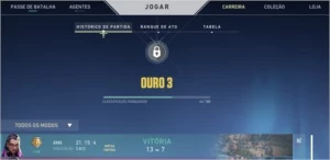 Conta ouro 3 Valorant