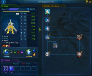Conta Ladmo Omega com OX Beta - Digimon Masters Online