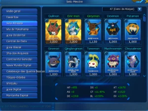 Conta Ladmo Omega com OX Beta - Digimon Masters Online