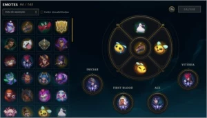 Conta LoL, Diamante 3, 286 skins (contém Vayne gema) - League of Legends