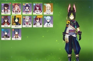 2 contas reroll com Tighnari - Genshin Impact