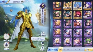 Contas Do Servidor A145 Saint Seiya Awakening SSA