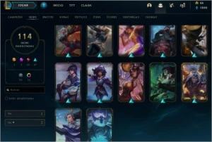 CONTA VALORANT PLATINA 3 + CONTA LOL LVL 300