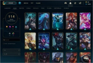 CONTA VALORANT PLATINA 3 + CONTA LOL LVL 300