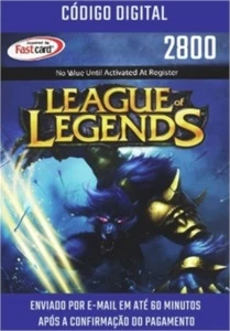 GIFD CARD LEAGUE OF LEGENDS 2800 RIOT POINTS LOL