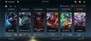 WILD RIFT 71 SKINS;MTS LENDÁRIAS;R$1750 GASTOS+CONTA LOL PC - League of Legends: Wild Rift LOL WR