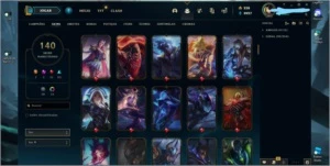 CONTA LOL MESTRE - League of Legends