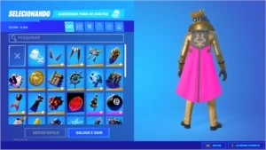 Conta de fortnite com muitas skins e salve o mundo